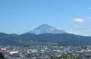 静岡市から見た富士山